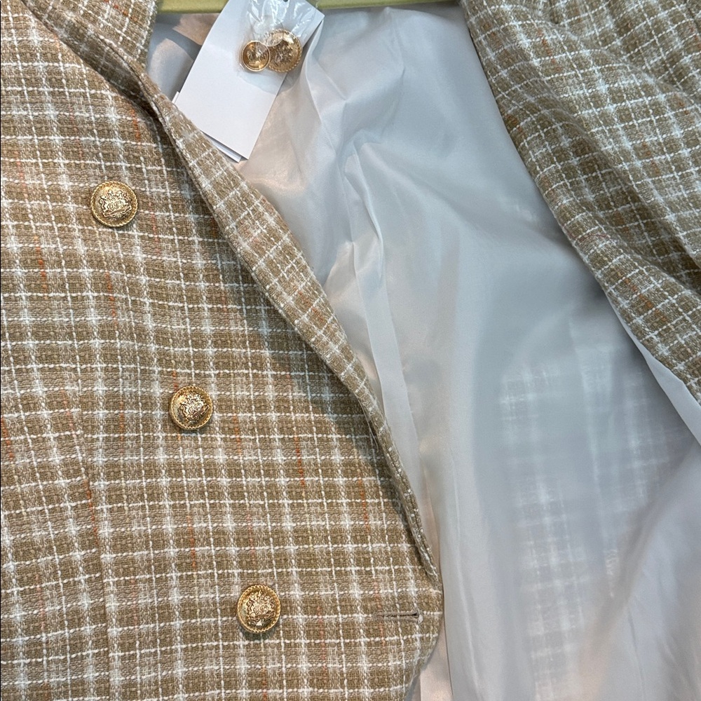 Attitude Unknown Women’s Blazer, Size XL NEW With Tags (Tan) - Picture 10 of 10